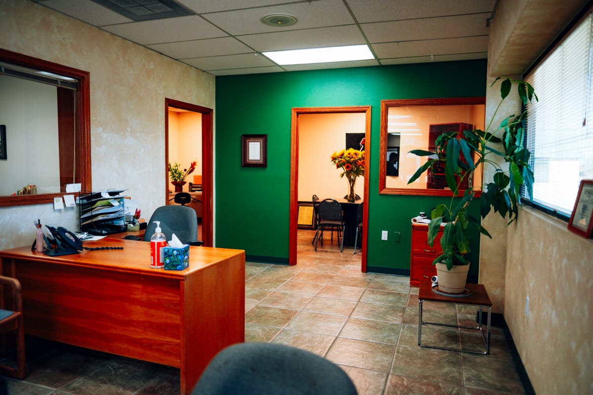 MGS Communications office reception area