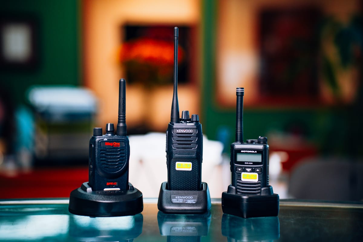 Inside the MGS Communications showroom in Albuquerque, New Mexico